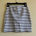 Wilfred Free  Abbey Striped Mini Pencil Skirt Knit Navy White‎ Womens Size S Photo 2