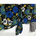 Lost + Wander Pisces Floral Front Tie Blouse Small Photo 3