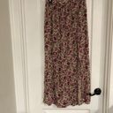 Patrons of Peace  Women's Maxi Skirt Long Slit Floral Pull On Pink Size Medium Photo 1