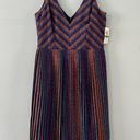 Dress the Population NWT  Black Label Haley Metallic Combo Multi Chevron Dress Photo 2