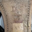 Christian Dior Dior Delices Black Rosette Chain Cannage Quilted Leather Thong Flat Sandals Photo 6