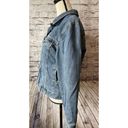 L.L.Bean  Women’s  Lined Jean Jacket Denim Button Size M Photo 2