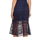 Likely  Revolve navy blue lace crochet darby cocktail dress size 4 wedding guest Photo 1