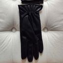 Bebe  Ladies Quilted Faux Leather Gloves Black Size L/XL Photo 1