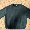 A New Day Green Quilted Sweater Photo 0