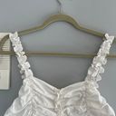 Endless Rose White Ruffle Crop Top Photo 4