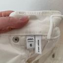 Loft Outlet Womens White Mid Rise Stretch Skinny Ankle Jeans Size 6 Photo 9