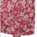 Honey Punch  Burgundy Paisley‎ Print Wrap Tie Crop Top Photo 9