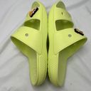 Crocs  Classic Double Strap Slide On Sandals Women's 10 Men's 8 Yellow Drew House Photo 9