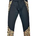 Curves N Combatboots Curves N Combat Boots Black Leopard Leggings Large Photo 1