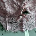 For Love & Lemons  for Victoria Secret Creamsicle Pale pink Lace Underwire Bra Photo 7