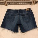 Aeropostale  Distressed Denim Midi Shorts Size 2 Photo 1