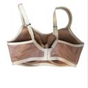 Natori  Yoga Convertible Underwire, Sports Bra, Tan with Cream trim, 36C Photo 5