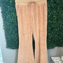 Aerie  Tan Velour Flared Sweatpants Size Medium Photo 0