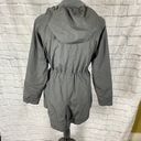 A New Day women M full zip/button close long lightweight jacket grey Photo 12