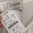 J.Crew  Factory Pleated-sleeve Top Cream White Size M NWT Photo 5