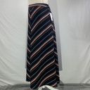 Apt. 9  Chevron Striped Button Detail Black Maxi Skirt Size Medium NWT Photo 4