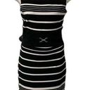 White House | Black Market  black/white stripes sleeveless knit dress size 4 Photo 0