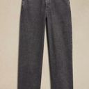 Banana Republic High Rise Wide Leg Crop Black Denim Jeans, Size 26 Photo 0