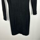 L'Agence NWT L’AGENCE One Shoulder Long Sleeve Black Cocktail Sheath Dress Small Photo 7