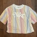 Nike Pastel Rainbow Striped Tee Photo 2