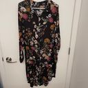 Boohoo Floral Long Sleeve Button Down Dress Photo 2