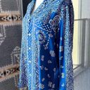 Polo  Ralph Lauren Blue Bandana-Print Twill Slouchy Button Down Shirt Women’s M Photo 2