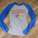 Edge Pro  Kansas University Jayhawks long sleeve tee T-shirt NCAA Women’s size M Photo 0