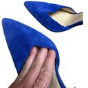 L.A.M.B. Faith Royal Blue Suede Criss Cross Stiletto Pumps - 9.5 Photo 6