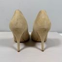 Kate Spade  licorice‎ Suede Pointed Toe Pump Heels Womens 6B Nude Photo 5