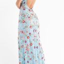 Primavera Couture Prom Dress Blue Floral Photo 3