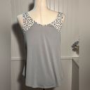 gilligan and o'malley  Mixed Gray Print Sleeveless Lounge Sleep Top Photo 4