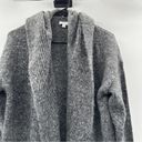 Vince  Gray Mohair Wool Blend Long Sleeve Hooded Knit Oversized Cardigan Size S Photo 10