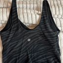 Lululemon Align Tank Black Print Size 4 Photo 2