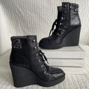 Jessica Simpson Maelyn Lace-Up Platform Wedge Boot / Size 9 Photo 1