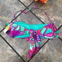 Raisin's NWT  Swimwear Flounce Bra Top in Aqua Photo 1