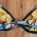 Ed Hardy Vintage Y2K Rare Black Gold Skulls String Triangle Edgy Bikini Set NEW Photo 9