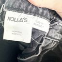 Rolla's  Womens Wide Leg Jeans High Rise Denim Sailor Comfort 80s Black Size 25 Photo 8