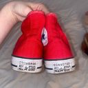 Converse Red  High Tops Photo 4