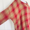 CP Shades  oversized cotton Plaid Tunic‎ blouse top Size XS Photo 6