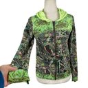 Maaji  Coastal Hills Yoga Athletic Green Zip Up Hoodie Lightweight Jacket Small Photo 6