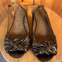 blowfish  flat peep toe bronze size 10 ￼ Photo 0