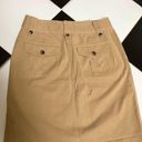 Ralph Lauren Vintage 90s Y2K Lauren  Masaai Cargo Utility Skirt Safari Khaki sz 6 Photo 4