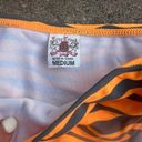 Vintage Y2K True Crush Orange Tiger Stripe Triangle Pushup Bikini Small/Medium Photo 2