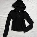 No Boundaries Knit Hoodie Photo 0