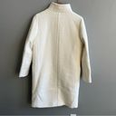 J.Crew  NWT Textured Wool Blend Coat in Ivory Size 8 Photo 6