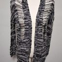 BKE  black marled shredded cardigan size xs Photo 2