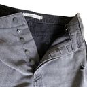 Hidden Jeans Hidden Tracey High Rise Straight Leg Crop Jeans Distressed Black Grey, size 30 Photo 3