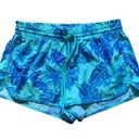 Aerie  Blue Palm Tree Swim Shorts M Photo 0