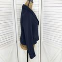 Tommy Hilfiger  French Terry Knit Schoolboy Blazer Jacket Blue Medium Photo 2